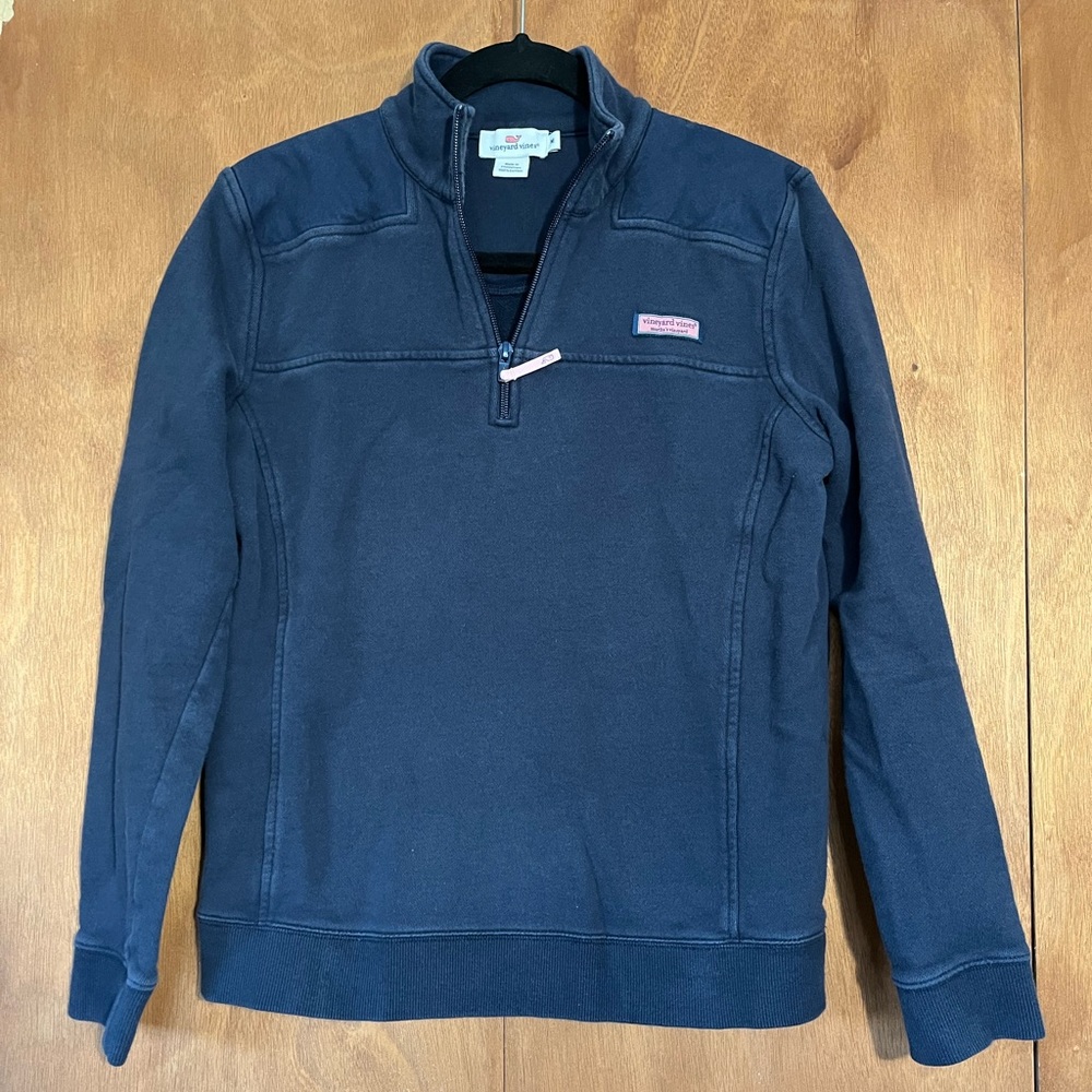 Vineyard Vines Women’s Navy Zip-Up Sweater